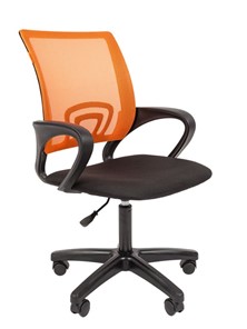Компьютерное кресло CHAIRMAN 696 black LT, оранжевый в Симферополе