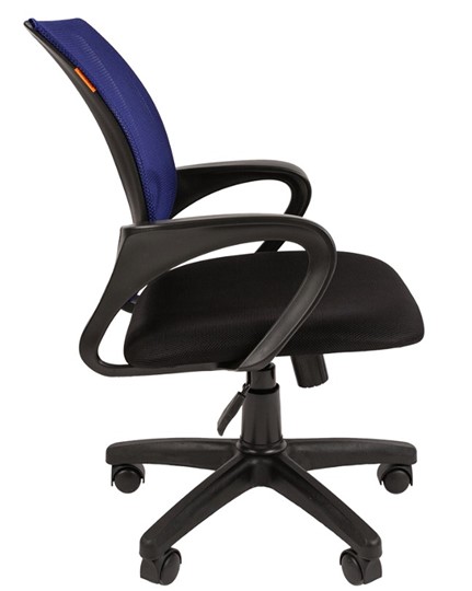 Компьютерное кресло CHAIRMAN 696 black Сетчатый акрил DW61 синий в Симферополе - изображение 2