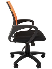 Компьютерное кресло CHAIRMAN 696 black Сетчатый акрил DW66 оранжевый в Симферополе - предосмотр 5