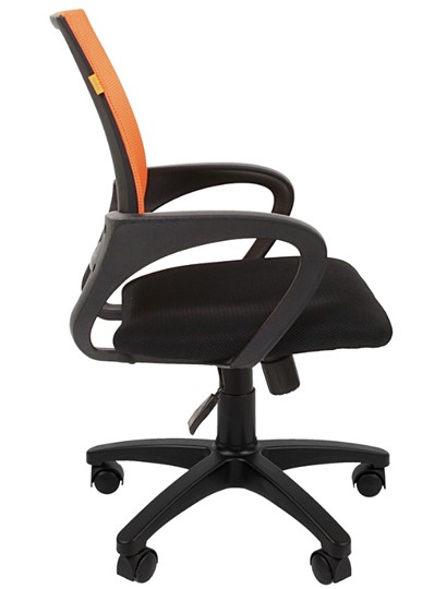 Компьютерное кресло CHAIRMAN 696 black Сетчатый акрил DW66 оранжевый в Симферополе - изображение 5