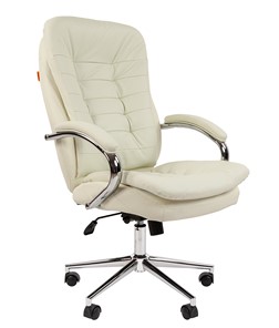 Офисное кресло CHAIRMAN 795 экокожа, цвет белый в Симферополе