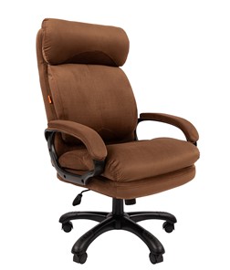 Кресло компьютерное CHAIRMAN HOME 505, велюр коричневое в Симферополе