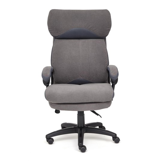 Офисное кресло DUKE флок/ткань, серый/серый, 29/TW-12 арт.14039 в Симферополе - изображение 1