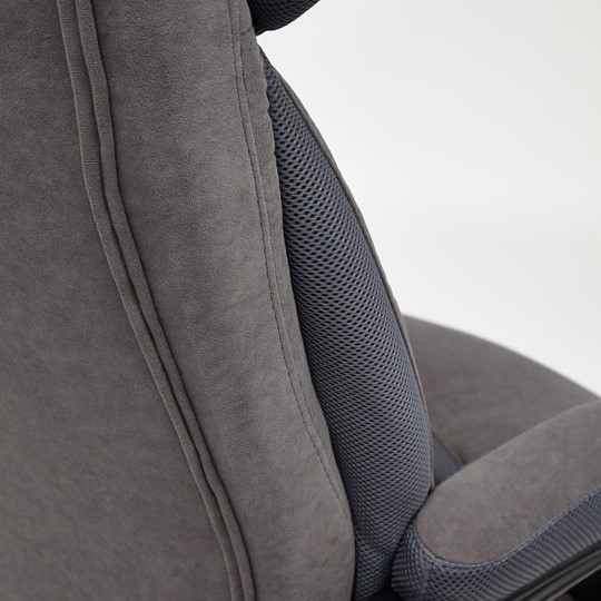 Офисное кресло DUKE флок/ткань, серый/серый, 29/TW-12 арт.14039 в Симферополе - изображение 17