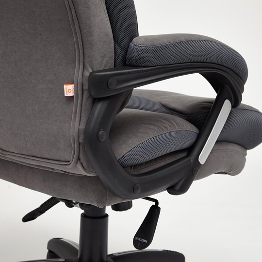 Офисное кресло DUKE флок/ткань, серый/серый, 29/TW-12 арт.14039 в Симферополе - изображение 19