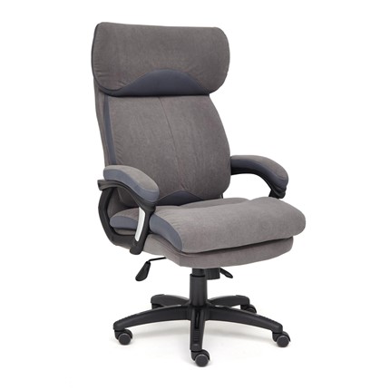 Офисное кресло DUKE флок/ткань, серый/серый, 29/TW-12 арт.14039 в Симферополе - изображение