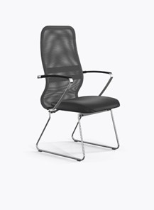 Кресло офисное Ergolife Sit 8 B2-9K - X1+Extra (Св.серый-Черный) в Симферополе