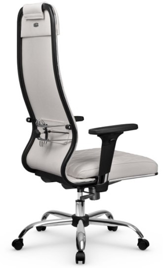 Кресло офисное Мetta L 1m 40M/2D Infinity Easy Clean (MPES) топган, нижняя часть 17833 белый в Симферополе - изображение 3