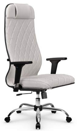 Кресло офисное Мetta L 1m 40M/2D Infinity Easy Clean (MPES) топган, нижняя часть 17833 белый в Симферополе - изображение
