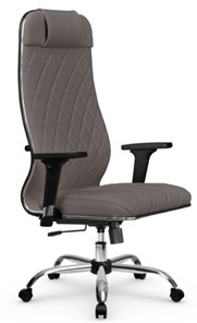 Кресло офисное Мetta L 1m 40M/2D Infinity Easy Clean (MPES) топган, нижняя часть 17833 серый в Симферополе