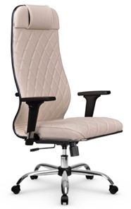 Кресло офисное Мetta L 1m 40M/2D Infinity Easy Clean (MPES) топган, нижняя часть 17833 светло-бежевый в Симферополе