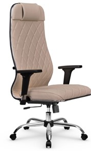 Кресло офисное Мetta L 1m 40M/2D Infinity Easy Clean (MPES) топган, нижняя часть 17833 темно-бежевый в Симферополе