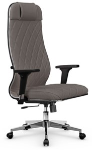 Кресло офисное Мetta L 1m 40M/2D Infinity Easy Clean (MPES) топган, нижняя часть 17834 серый в Симферополе