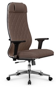 Кресло офисное Мetta L 1m 40M/2D Infinity Easy Clean (MPES) топган, нижняя часть 17834 светло-коричневый в Симферополе