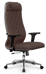 Кресло офисное Мetta L 1m 40M/2D Infinity Easy Clean (MPES) топган, нижняя часть 17834 темно-коричневый в Симферополе