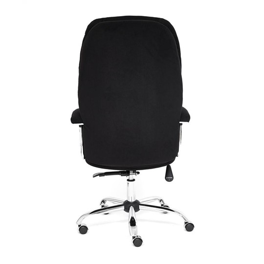 Кресло офисное SOFTY LUX флок, черный, арт.13594 в Симферополе - изображение 4