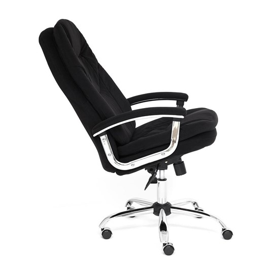 Кресло офисное SOFTY LUX флок, черный, арт.13594 в Симферополе - изображение 8