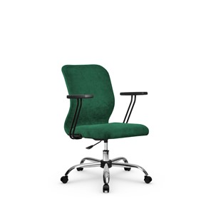Кресло компьютерное SU-Mr-4/подл.109/осн.006 зеленый в Симферополе