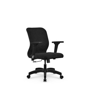 Офисное кресло SU-Mr-4/подл.200/осн.001 черный в Симферополе
