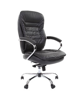 Компьютерное кресло CHAIRMAN 795 кожа, цвет черный в Симферополе