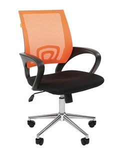 Компьютерное кресло CHAIRMAN 696 CHROME Сетка TW-66 (оранжевый) в Симферополе