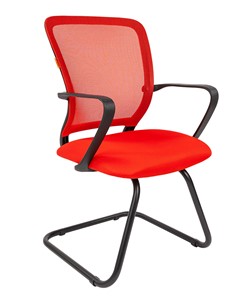 Кресло компьютерное CHAIRMAN 698V Сетка TW (красный) в Симферополе