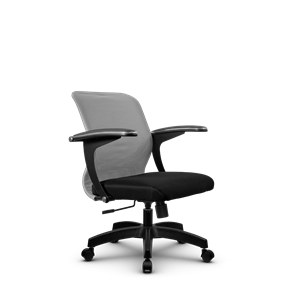 Компьютерное кресло SU-M-4/подл.160/осн.001, Светло-серый/Черный в Симферополе