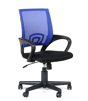 Компьютерное кресло CHAIRMAN 696 black Сетчатый акрил DW61 синий в Симферополе - изображение