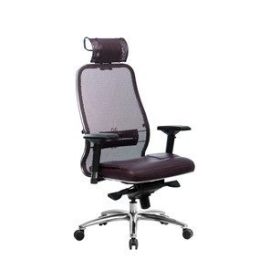Кресло офисное Samurai SL-3.04, темно-бордовый в Симферополе