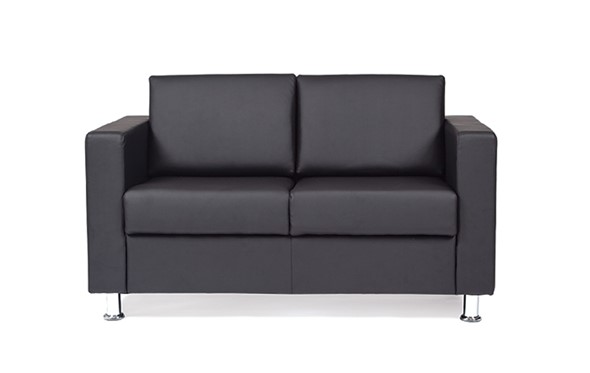 Прямой диван Симпл двухместный, экокожа в Симферополе - изображение