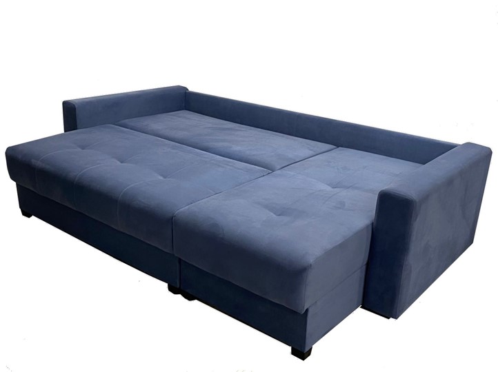 Угловой диван Комфорт 3 НПБ подлокотники МДФ, с оттоманкой в Симферополе - изображение 1
