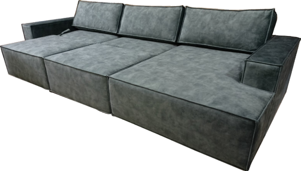 Угловой диван Лофт 357х159х93 (НПБ/Еврокнижка) в Симферополе - изображение 5
