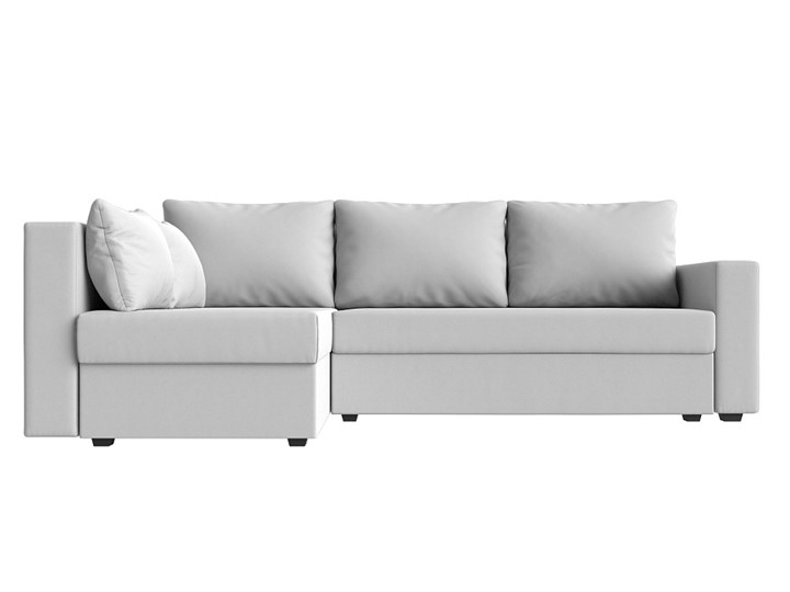 Угловой раскладной диван Мансберг, Белый (Экокожа) в Симферополе - изображение 8