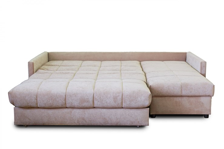 Угловой диван Аккордеон 043, 1400 с оттоманкой 700, ППУ в Симферополе - изображение 1