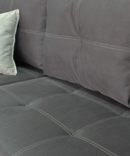 Угловой диван Fashion soft 210 (Uno grey + Brix latte) в Симферополе - изображение 4