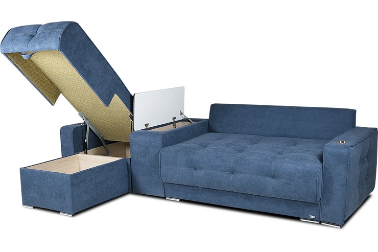 Угловой диван с оттоманкой Караван ППУ в Симферополе - изображение 1