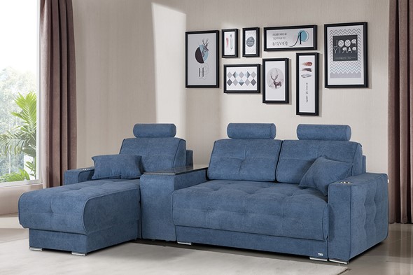 Угловой диван с оттоманкой Караван ППУ в Симферополе - изображение