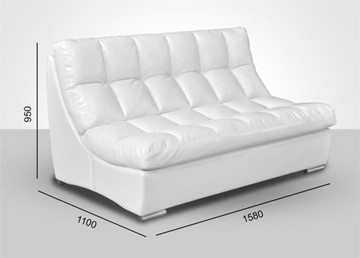 Прямой диван Брайтон без механизма 1580*1100*950 в Симферополе