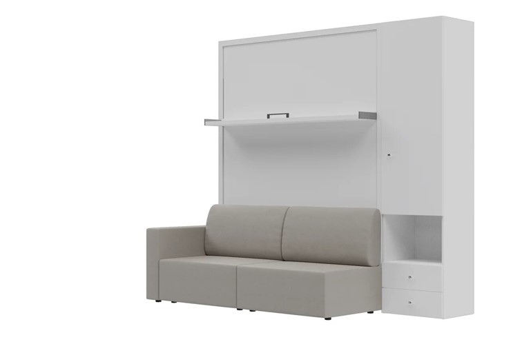 Диван Кровать-трансформер Smart (КД 1400+ШП), шкаф правый, левый подлокотник в Симферополе - изображение 2