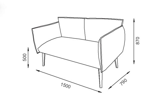 Прямой диван Брайтон 7 в Симферополе - изображение 2