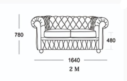 Прямой диван Честер 2М (седафлекс) в Симферополе - изображение 13