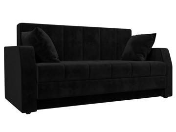 Прямой диван Малютка, Черный (велюр) в Симферополе