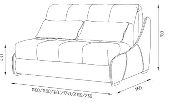 Прямой диван Токио 130 (ППУ) в Симферополе - предосмотр 11