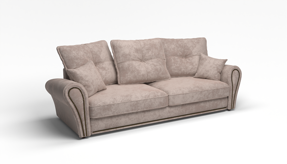 Прямой диван Виктория 3 подушки в Симферополе - изображение
