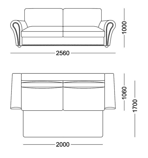 Прямой диван Виктория 3 подушки в Симферополе - изображение 4