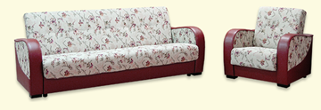 Мебельный комплект Элегия 5, диван + кресло в Симферополе