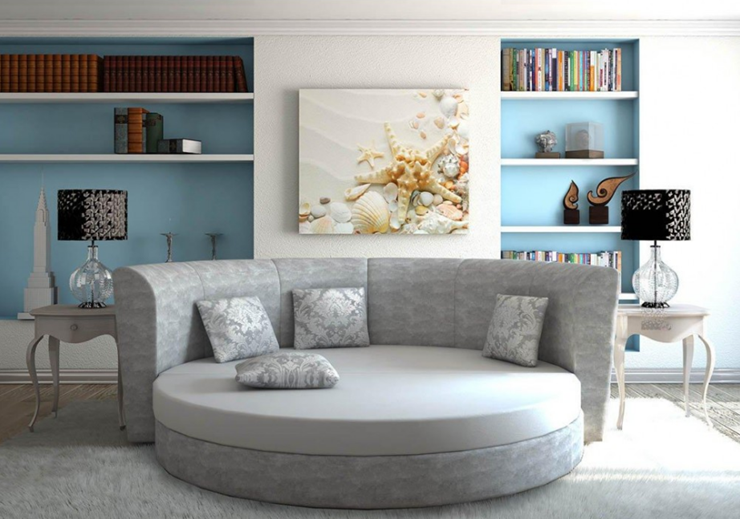 Круглый диван-кровать Смайл в Симферополе - изображение 5