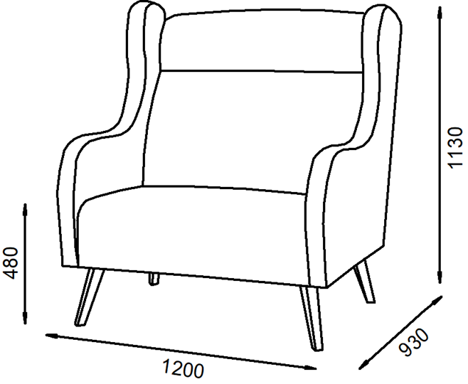 Прямой диван Брайтон 2 МД (ППУ) в Симферополе - изображение 3
