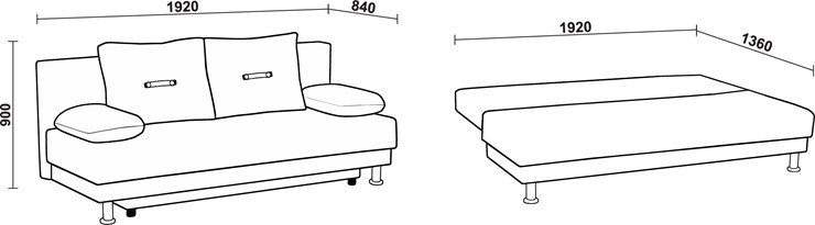 Большой диван Нео 3 Н в Симферополе - изображение 6