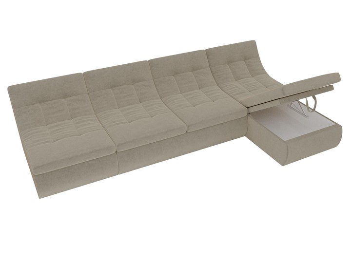 Модульный угловой диван Холидей, Бежевый (микровельвет) в Симферополе - изображение 7